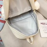 KYLETHOMASW  -  High-capacity Kawaii Students Women Backpacks Sweet Y2k Aesthetic Fashion Girls Star Schoolbags All Match Transparent Ita Bags
