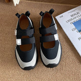 KYLETHOMASW  -  Women's Retro Fashion Casual Thick Soled Mary Jane Shoes New Autumn Versatile Shallow Mouth Comfortable Chunky Single Shoes