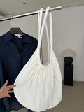 KYLETHOMASW  -  Niche Design Pleated Single Shoulder Large Capacity Casual Versatile Tote Handbag Women Underarm Bags