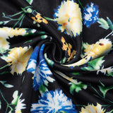 KYLETHOMASW  -  Black Backless High Waist Mini Dresses Summer Slim Elegant Party Clubwear Sexy Strapless Print Floral Bandage Women Dress