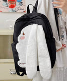 KYLETHOMASW  -  Rabbit Ears Mochila Cute Teenage Girls Bag Student Mochilas Mujer Preppy Style Bolsos High Capaci Backpack Bolsas Feminina