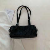 KYLETHOMASW  -  Women Small PU Leather Boston Shoulder Bag Casual Daily Travel Underarm Bags New Trend Fashion Handbags and Purses