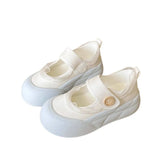 KYLETHOMASW  -  Tenis Feminino Jane Women's Shoes Spring New Popular Canvas Shoes Versatile Breathable Thick Sole with Skirt White Shoes