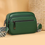 KYLETHOMASW  -  Women Crossbody Bag Casual Leather Shoulder Handbag Solid Travel Purse Vintage Adjustable Shoulder Straps Tote Bag Clutch Purse
