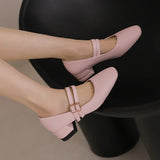 KYLETHOMASW  -  Shoes Casual Female Sneakers Women's Heels Autumn Flats Square Toe Comfortable On Heels Big Size Fall Summer Dress Leisure Lace-