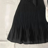 KYLETHOMASW  -  Elegant Bow Women Mini Dress Summer New Sweet Ruffles Slim A-Line Dresses Elegant Flying Sleeves Chiffon Pleated Vestidos 026A