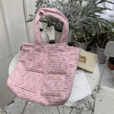 KYLETHOMASW  -  Streetwear Fluffy Y2k Aesthetic Women's Handbags Sweet Kawaii Pocket Shoulder Bags Fashion All Match Shopping Underarm Bag
