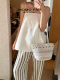KYLETHOMASW  -  Woven Hobos Underarm Bag Hollowed Out Single Shoulder Tote Bucket Bags for Women