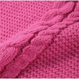 KYLETHOMASW  -  Loose Knitted Women's Sweater High Neck Wide Long Sleeve Female Knitwear Tops 2025 Autumn Winter Fashion Oversized Lady Pullover
