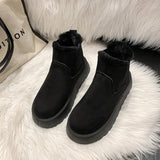 KYLETHOMASW  - Elvera Plush Snow Boots