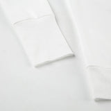KYLETHOMASW  -  New fur spliced one neck slim embroidered T-shirt for sexy and slim women, backless sweatshirt