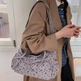 KYLETHOMASW  -  Korean Girl Heart Bow Printing Bag Female 2026 Sweet Fashion Luxury Design Crossbody Bagss Women Y2k Aesthetic Shoulder Handbags