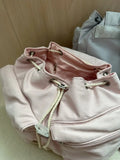 KYLETHOMASW  -  Casual Nylon Mini Backpack Women New Hot Girls Drawstring Pocket Y2k Mochila Female Vintage Harajuku Backpacks Aesthetic