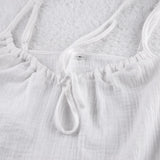 KYLETHOMASW  -  spring and summer Europe and America sexy neck vest pajamas sleeveless double yarn shorts set women's loungewear