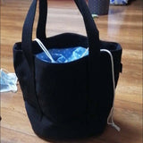 KYLETHOMASW  -  3D Large Capacity Thermal Insulation Bag Canvas Thickened Drawstring Lunch Handbag Japanese Style Polyester Picnic Box Pouch Men