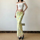 KYLETHOMASW  -  New Fashionable Floral Skirt Sexy Hot Girl