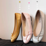 KYLETHOMASW  -  Side Bow Ballet Flats for Women Early Spring New Versatile Mary Jane Shoes That Make Feet Look Smaller