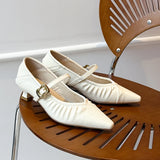 KYLETHOMASW  -  Pointed Toe High Heels Women Mary Jane Shoes Sexy Sandals 2025 Summer New Luxury Dress Shallow Shoes Fashion Pumps Mujer Zapatos