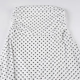 KYLETHOMASW  -  Elegant Vacation Polka Dot A Line Skirt Women Ruffle Wrap Midi Skirt Spring Summer Casual Vintage Streetwear Office Lady