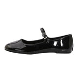 KYLETHOMASW  -  Luxury Brand Patent Leather Round Toe Ballet Flats Women Fashion Shallow Belt Buckle Designer Shoes Elegant Party Dress Shoes