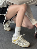 KYLETHOMASW  -  Women's Sneakers 2025 Summer Fashion Breathable Lace Up Running Shoes Outside Soft Soled Lightweight Comfortable Sneakers
