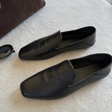 KYLETHOMASW  -  Loafers Women's 2025 Comfortable Commuter Shoes Casual Flats Walking  Fashion Schoenen Dames Sliders Square Head Flat Sho