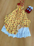 KYLETHOMASW  -  Beach Style Long Dresses Print Irregular Backless Sexy Vestidos Mujer Fashion Spring Summer Sweet Women Dress