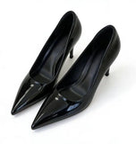 KYLETHOMASW  -  Street Style Spring Fashion High Heels Black Classic 7cm High Heels Women's Banquet Prom Dress Party Single Shoes