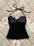 KYLETHOMASW  -  Summer New French Sweet Camis Girl Kawaii Slim Backless Fashion Casual Suspender Top Harajuku Casual Sleeveless Halter Tops