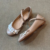 KYLETHOMASW  -  New Golden Shell Decor Mary Jane Flats,Metallic Glitter Party Casual Shoes for Women Daily Dress,sapatos Femininos Elegante