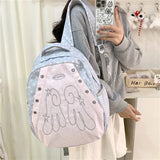 KYLETHOMASW  -  Student Mochila Star Dot Bag Preppy Style Mochilas Mujer Large Capaci Backpack Y2k Bolsas Feminina Unique Bags for Woman