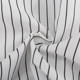 KYLETHOMASW  -  Niche Design Lace-up Printed Striped Shirt for Women Autumn New Lapel Long-sleeved Cardigan Versatile Top