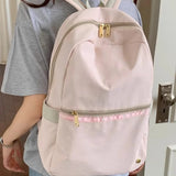 KYLETHOMASW  -  High-capacity Women Students Simple Backpack Preppy Y2k Aesthetic Casual Travel Backpacks All Match Fashion Kawaii Schoolbags
