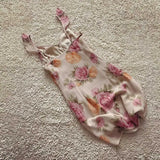 KYLETHOMASW  -  floral printed mini dress V-neck ruffled neckine sexy women party dress new bohemian spring summer dress