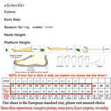 KYLETHOMASW  -  Autumn Women's Knee High Boots Western Round Toe Long Boots Women Western Shoes Chunky Heel Platform Women