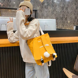 KYLETHOMASW  -  Lovely Japan Style Rabbit Ears Canvas Bag Students Shoulder Bags Messenger Bags bolso mujer