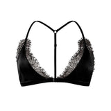 KYLETHOMASW  -  New Cozy Intimates Women Silk Bras,  93%Silk 7%Spandex, Triangle Cup, Wire Free, Front Closure, Thin Padded Bra