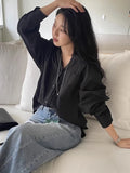 KYLETHOMASW  -  Elegant Korean Chic Spring New Niche Design Lace Stitching Loose Casual Long Sleeved Shirt Top Women