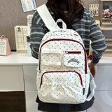 KYLETHOMASW  -  Polka Dot Bow Mochilas Mujer University Student Mochila Korean Style Bag Travel Laptop Backpack Hot Sales Bags for Woman