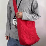 KYLETHOMASW  -  Men and Women Streetwear Travel Crossbody Bags Korean Letter Embroidery Y2k Handbags Trendy Casual All Match Shoulder Bag Women