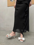 KYLETHOMASW  -  Exquisite Butterfly-knot Decoration Slippers Women Fashion Square Head Sandal Minimal Elegant Dress Street Style High Heels