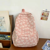 KYLETHOMASW  -  Heart School Backpack High Capaci Mochila Student Mochilas Teenage Girls Bag Portable Lightweighte Bolsas Feminina Backpacks