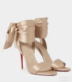 KYLETHOMASW  -  European and American Summer New Ankle Strap Women's Slim High-heeled Sandals Fashionable and Sexy Party Wedding Sandals