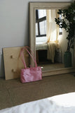 KYLETHOMASW  -  Hot Girls Satin Pink Shoulder Bags Women Fairycore Aesthetic Large Capacity Handbag Tote Bag Female Versatile Y2k Bags
