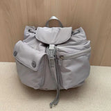 KYLETHOMASW  -  Casual Nylon Mini Backpack Women New Hot Girls Drawstring Pocket Y2k Mochila Female Vintage Harajuku Backpacks Aesthetic