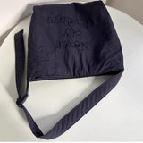 KYLETHOMASW  -  Men and Women Streetwear Travel Crossbody Bags Korean Letter Embroidery Y2k Handbags Trendy Casual All Match Shoulder Bag Women