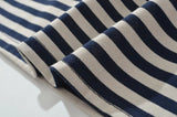 KYLETHOMASW  -  Vintage Striped Long Sleeve T Shirt Women O Neck Casual Autumn Tees Loose Tops