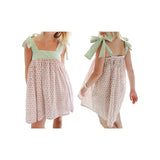 KYLETHOMASW  -  Womens French Vintage Floral Print Casual Loose Fit Strap Jumper Dress