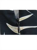 Kylethomasw  Summer Fashion Asymmetric Tassel Mini Skirts Women Vintage Printed Zipper Short Skirt Wrinkle Female Casual Wrap Skirt