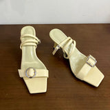 KYLETHOMASW  -  Fashion Ankle Strap Women High Heels Pumps Shoes New In 2025 Female Shallow Footwear Party Ladies Thin Heels Shoes Sandals